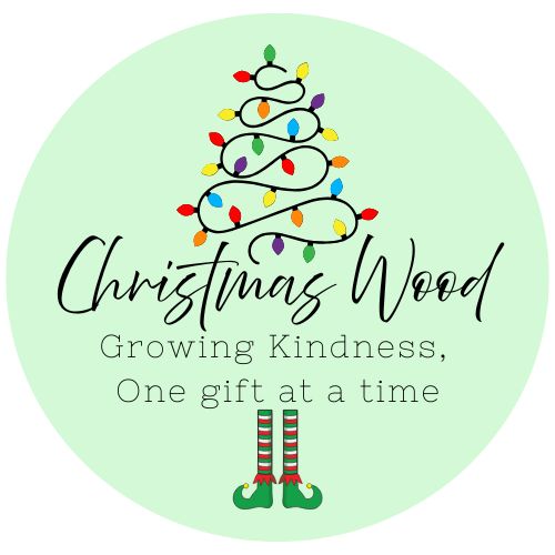 christmas wood logo