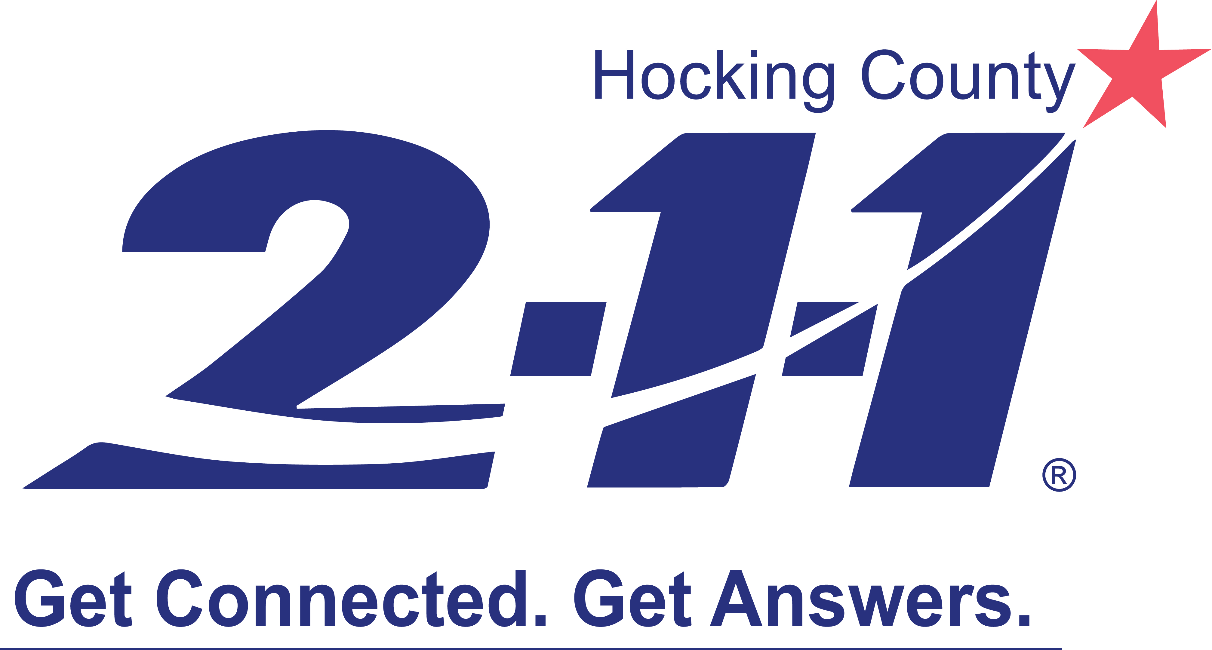 Fairfield 2-1-1 Hocking County Ohio logo